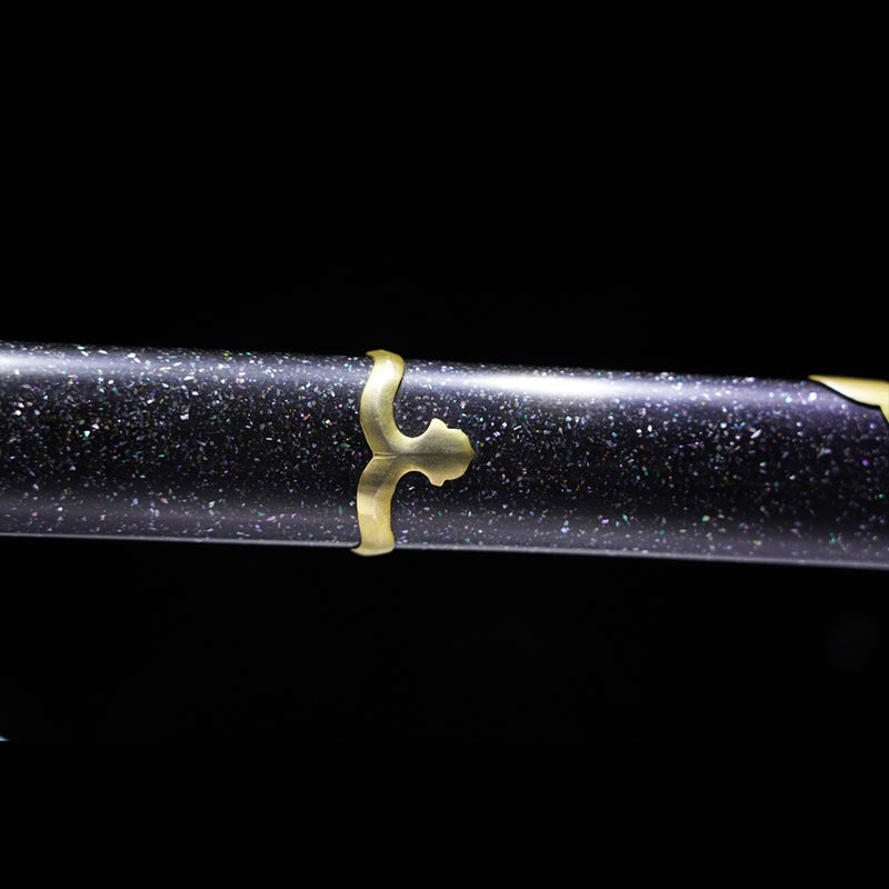 Handgeschmiedetes japanisches Samurai-Katana-Schwert, gefalteter Stahl, Sashikomi A+, Poliergrad, Ton, gehärtet – COOLKATANA 