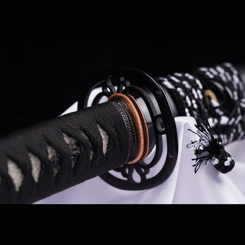 Hand Forged Japanese Samurai Katana Sword S7 Tool Steel Vacuum+Cryogenic Iron Tsuba-COOLKATANA-ZS-0006-U