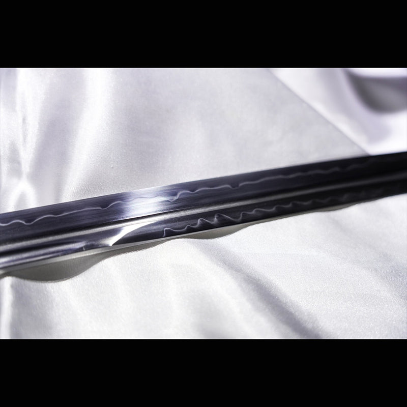 Hand Forged Japanese Samurai Sword T8 Tool Steel Blade Clay Tempered A 