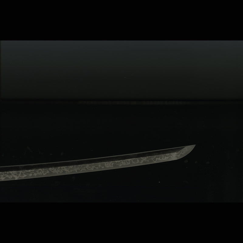 Hand Forged Japanese Samurai Katana Sword 1095 High Carbon Steel Clay Tempered Iron Tsuba 
