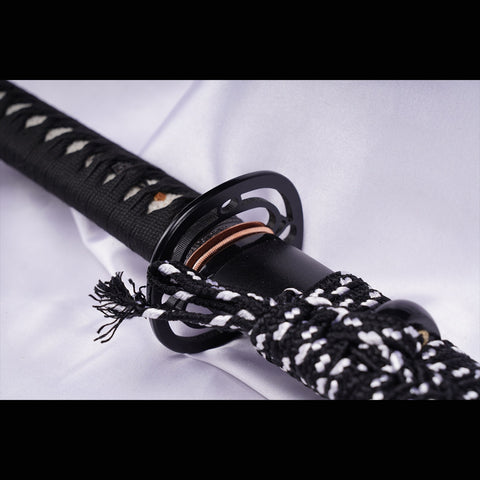 Hand Forged Japanese Samurai Katana Sword S7 Tool Steel Vacuum+Cryogenic Iron Tsuba-COOLKATANA-ZS-0006-U