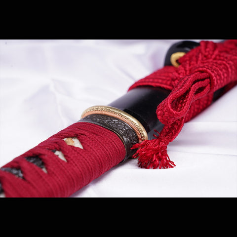Hand Forged Odachi Japanese Samurai Long Sword Manganese Steel Blade Oil Quenching Brass Tsuba-COOLKATANA-ZS-0073-U