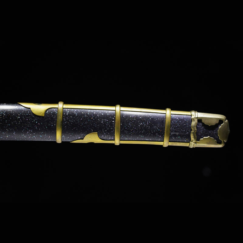 Handgeschmiedetes japanisches Samurai-Katana-Schwert, gefalteter Stahl, Sashikomi A+, Poliergrad, Ton, gehärtet – COOLKATANA 