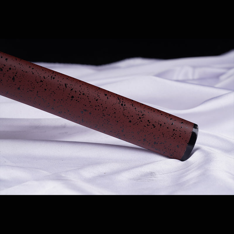 Hand Forged Japanese Samurai Katana Sword Manganese Steel Blade Oil Qu 