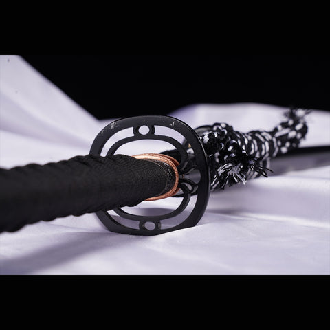 Hand Forged Japanese Samurai Katana Sword S7 Tool Steel Vacuum+Cryogenic Iron Tsuba-COOLKATANA-ZS-0006-U