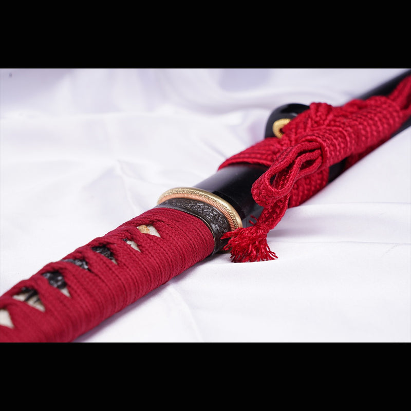 Hand Forged Odachi Japanese Samurai Long Sword Manganese Steel Blade O 