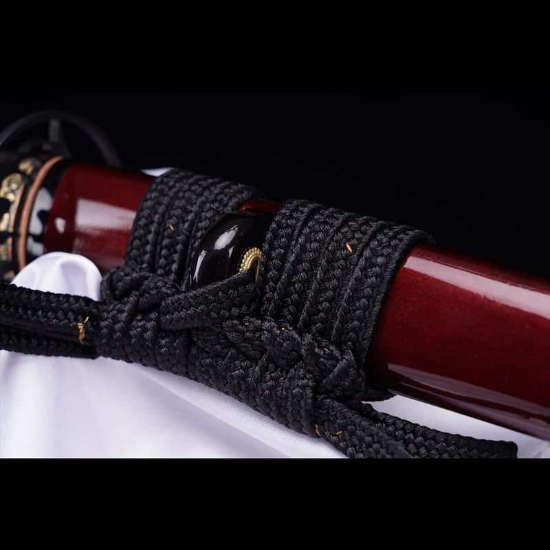Hand Forged Japanese Samurai Katana Sword LD Steel Blade Vacuum+Cryoge 