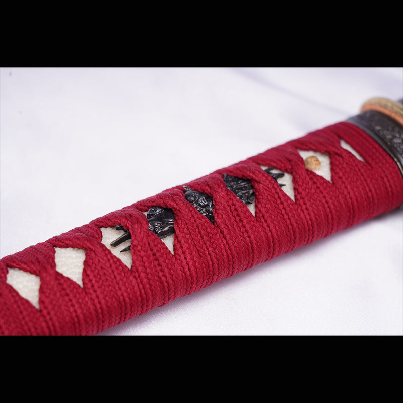 Hand Forged Odachi Japanese Samurai Long Sword Manganese Steel Blade O 