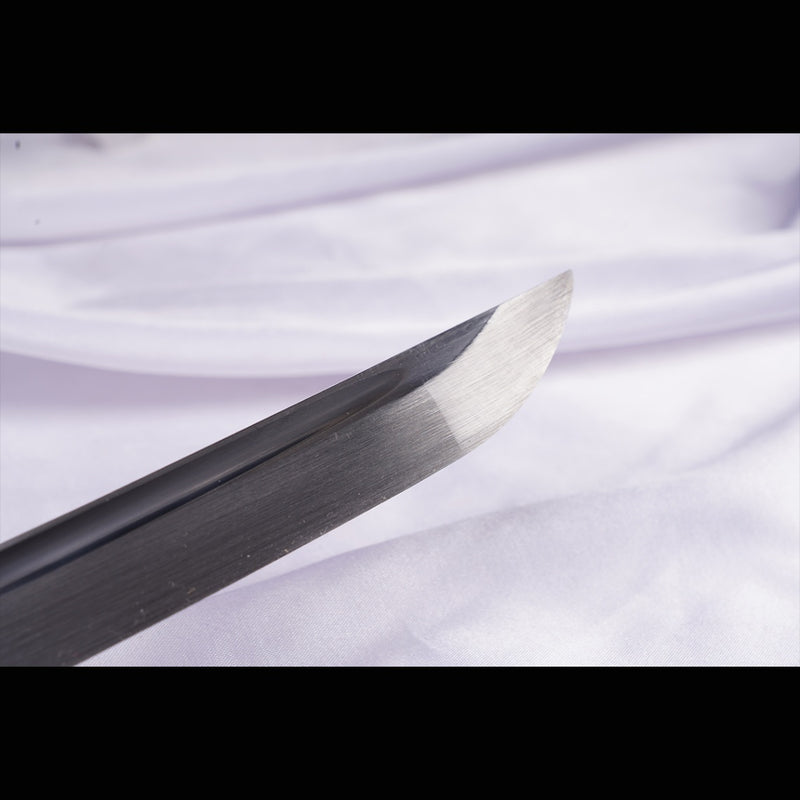 Handgeschmiedetes japanisches Samurai-Katana-Schwert aus Manganstahl mit Ölabschreckung, Full Tang – COOLKATANA 