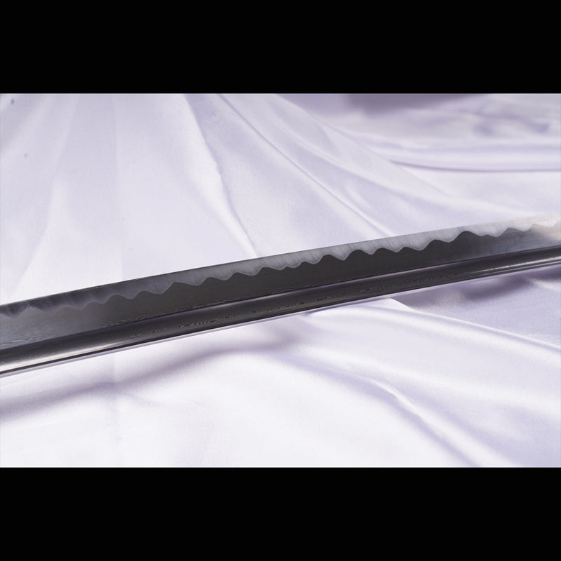 Handgeschmiedetes japanisches Samurai-Katana-Schwert Gefaltete Stahlklinge Ölabschreckung Full Tang - COOLKATANA 