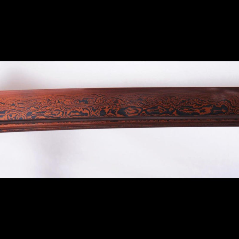 Handgeschmiedeter japanischer Iaito-Damast, gefalteter Stahl, unscharf - COOLKATANA 
