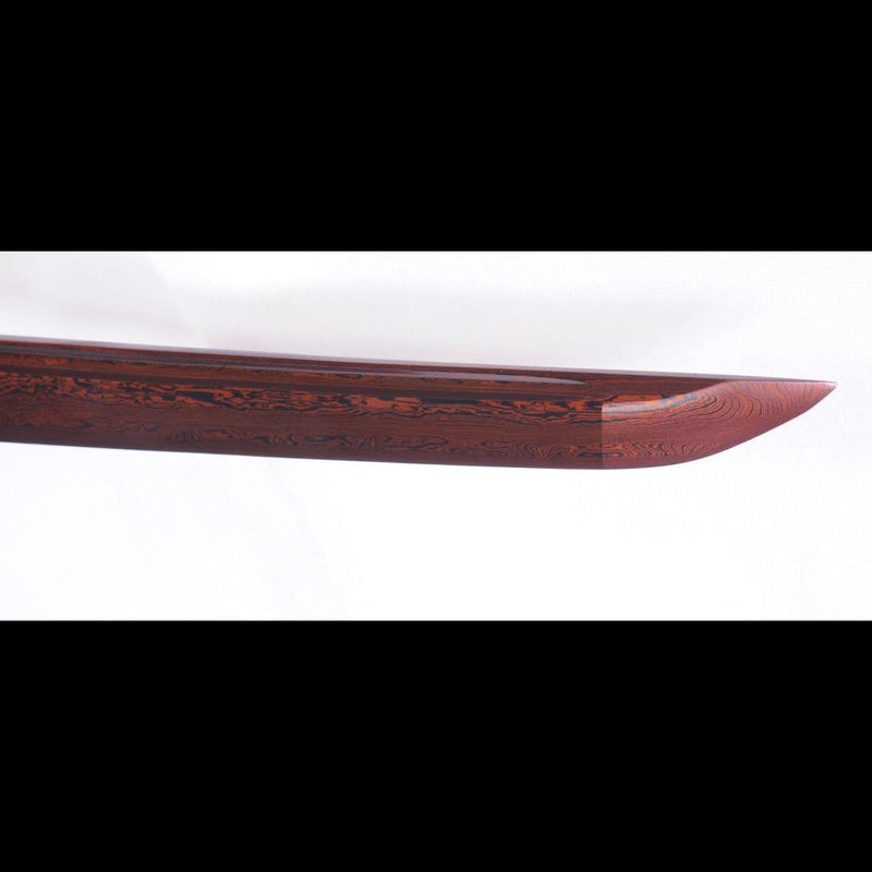Handgeschmiedeter japanischer Iaito-Damast, gefalteter Stahl, unscharf - COOLKATANA 