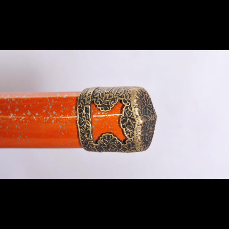 Handgeschmiedetes japanisches Samurai-Tachi-Schwert 1095Damscus, gefalteter Stahl 