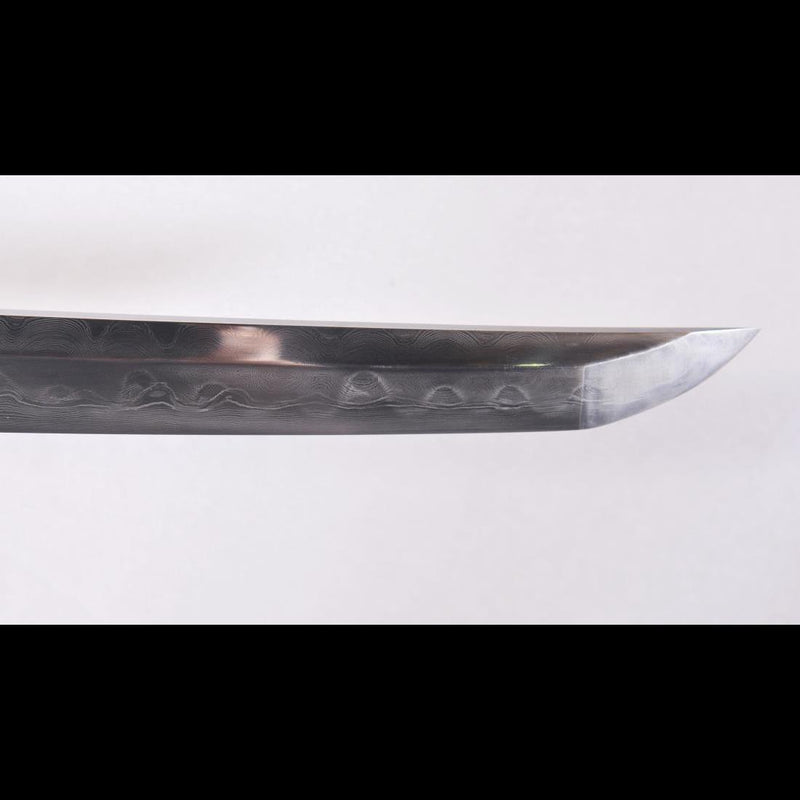 Handgeschmiedetes japanisches Samurai-Tachi-Schwert 1095 Gefalteter Clay Tempered Steel Full Tang - COOLKATANA 