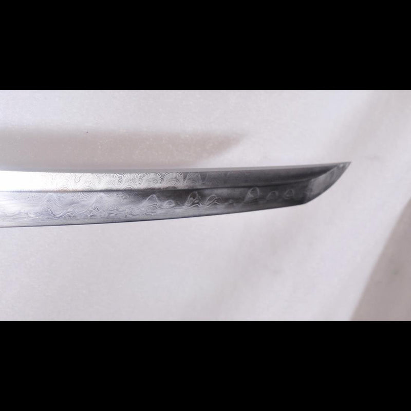 Handgeschmiedetes japanisches Samurai-Tachi-Schwert 1095 Gefalteter Clay Tempered Steel Full Tang - COOLKATANA 