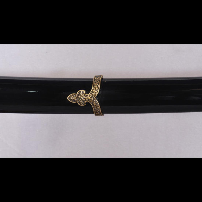 Handgeschmiedetes japanisches Samurai-Tachi-Schwert 1095 Gefalteter Clay Tempered Steel Full Tang - COOLKATANA 
