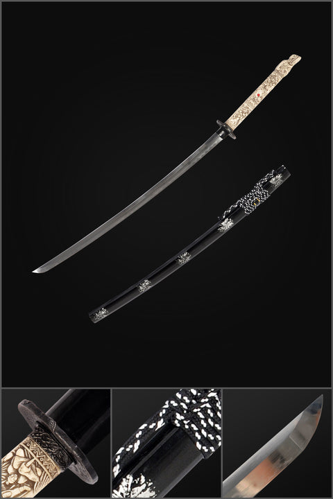 COOLKATANA Hand Forged Honsanmai Katana Sword-SL-1228-U