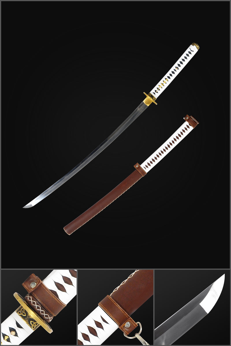 Handgeschmiedetes Walking Dead Katana Schwert Zombie Killer 9260 Federstahl Starke Klinge Full Tang - COOLKATANA 