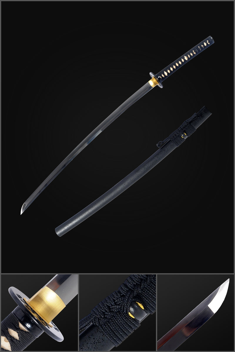 Hand Forged Japanese Samurai Katana Sword 1095 Carbon Steel Blade Full 