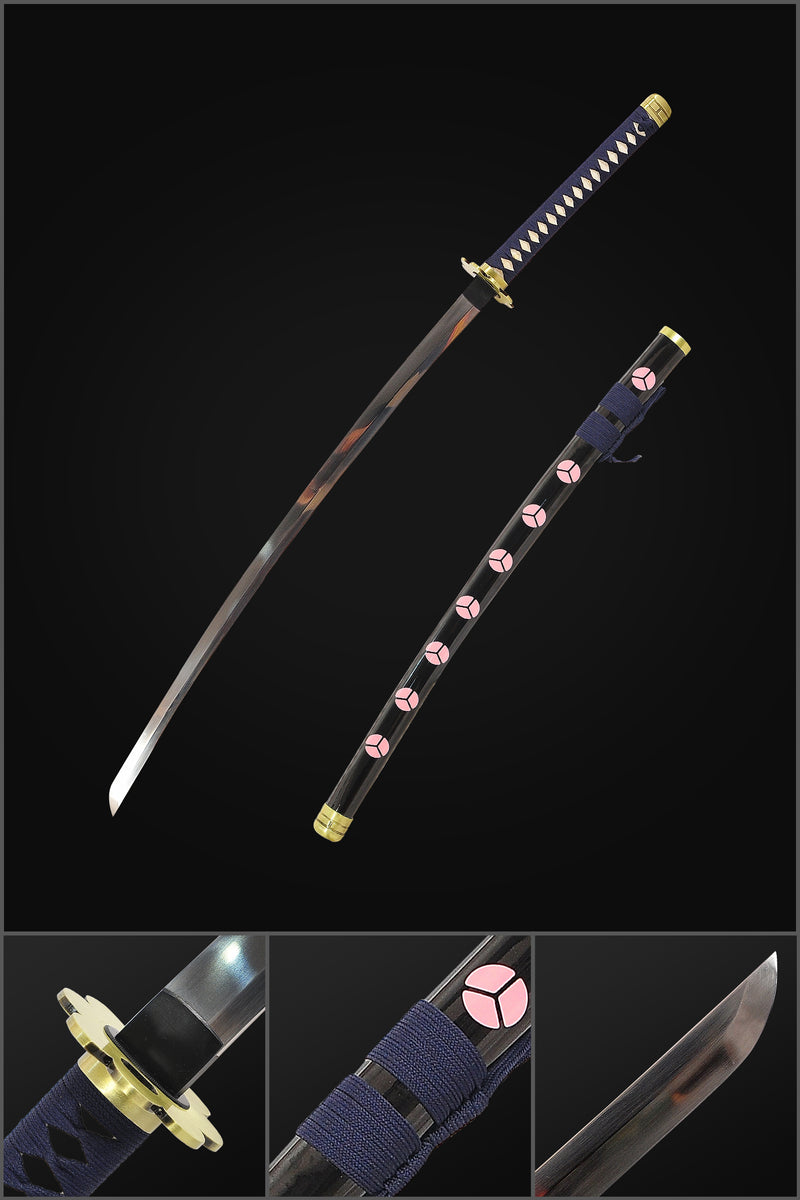 Shusui Schwert Anime One Piece Roronoa Zoro Katana 1095 Kohlenstoffstahl - SL1343 