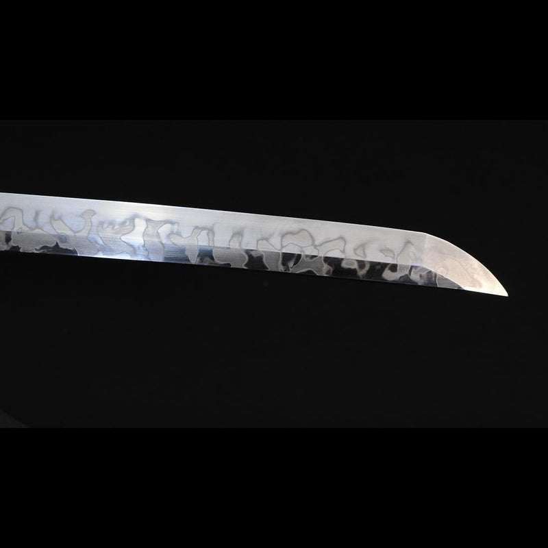 Handgeschmiedetes japanisches Samurai Katana Schwert 1095 Hartstahl Hitatsura Hamon - COOLKATANA 