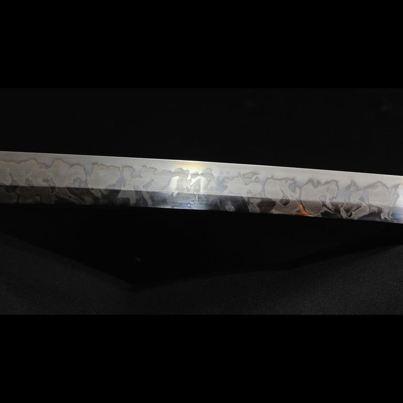 Handgeschmiedetes japanisches Samurai Katana Schwert 1095 Hartstahl Hitatsura Hamon - COOLKATANA 