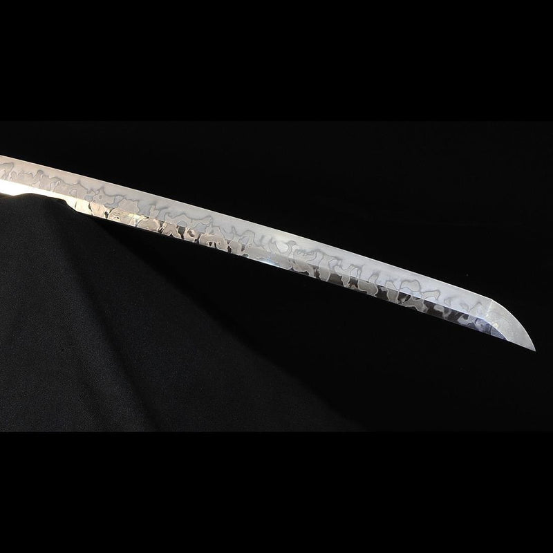 Handgeschmiedetes japanisches Samurai Katana Schwert 1095 Hartstahl Hitatsura Hamon - COOLKATANA 