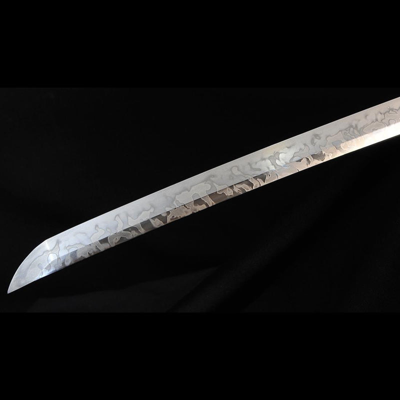 Handgeschmiedetes japanisches Samurai Katana Schwert 1095 Hartstahl Hitatsura Hamon - COOLKATANA 