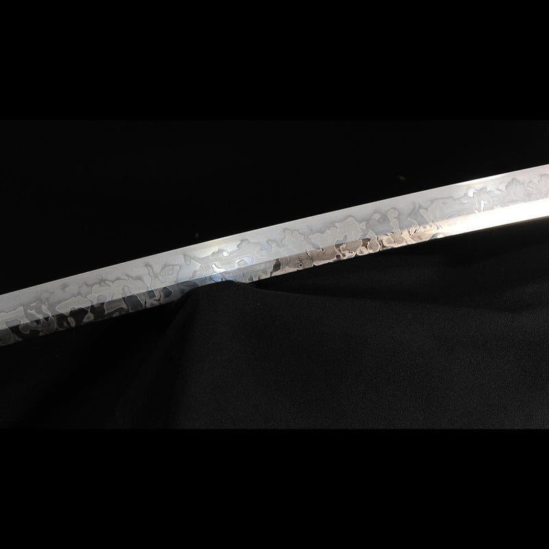Handgeschmiedetes japanisches Samurai Katana Schwert 1095 Hartstahl Hitatsura Hamon - COOLKATANA 