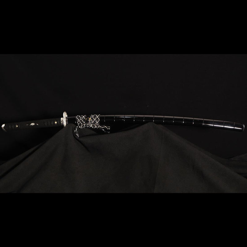 Handgeschmiedetes japanisches Samurai Katana Schwert 1095 Hartstahl Hitatsura Hamon - COOLKATANA 