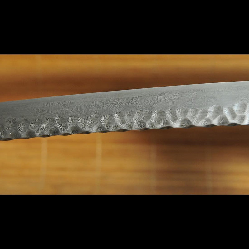 Hand Forged Japanese Samurai Katana Sword Folded Steel Uneven Surface  