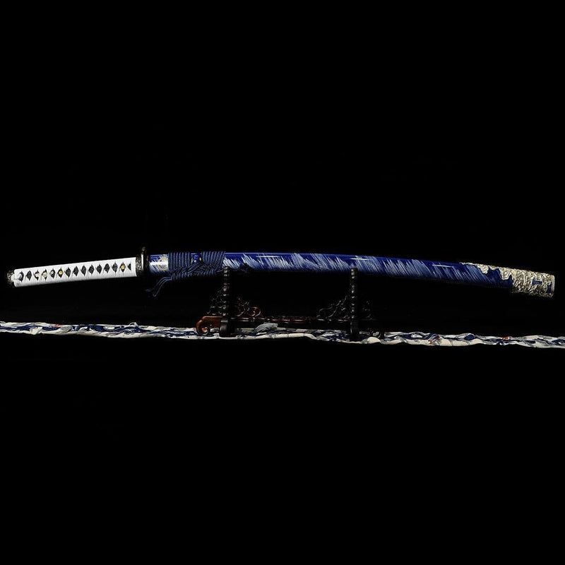 High-end Ghost of Tsushima Replica Sword 1095 Folded Steel 
