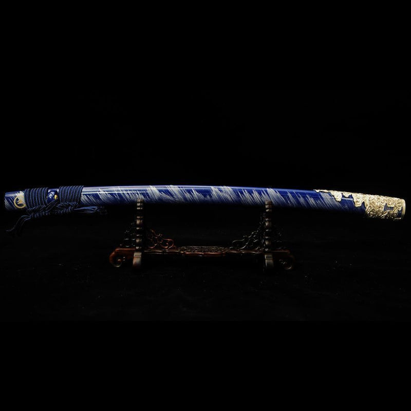 High-end Ghost of Tsushima Replica Sword 1095 Folded Steel 