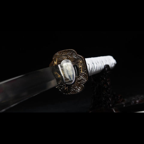 game sword katana ghost of tsushima Clan Sakai Katana Sword 1095 Folded Steel Tsuba Fitting SL-1428-UCOOLKATANA 5