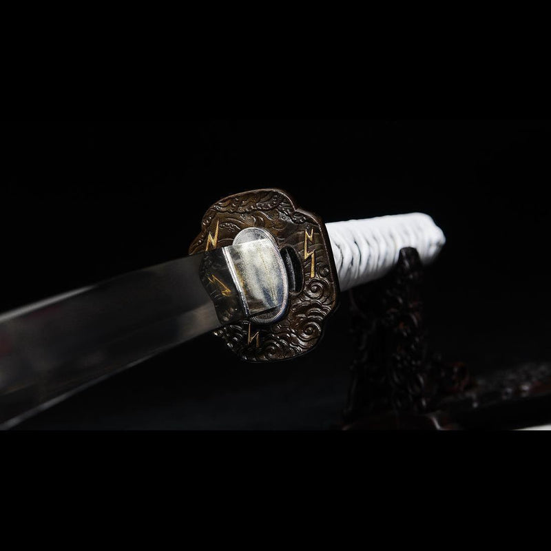 High-end Ghost of Tsushima Replica Sword 1095 Folded Steel 