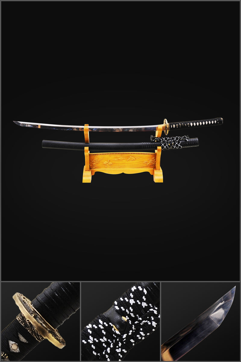 Hand Forged Japanese Katana Sword 1095 High Carbon Steel Bruce Lee Cop 
